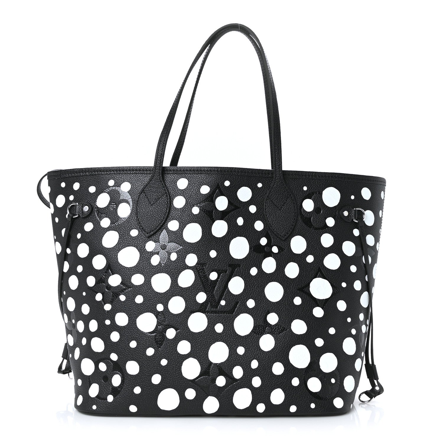 Louis Vuitton LV X YK Empreinte Neverfull MM Black White 3 of 10