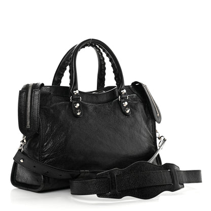 Balenciaga Agneau Classic Silver Hardware S City Black 3 of 10