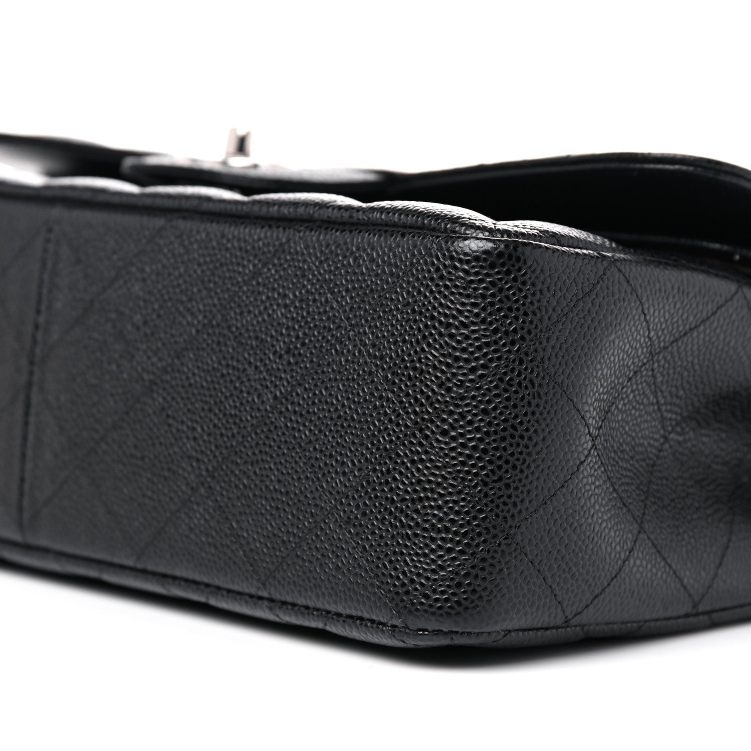 Chanel Caviar Quilted Jumbo Double Flap Black 9 of 10