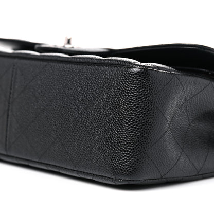 Chanel Caviar Quilted Jumbo Double Flap Black 9 of 10