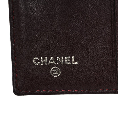 Chanel Lambskin Quilted Compact French Flap Wallet Black 6 of 11
