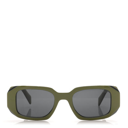 Prada Acetate Symbole Sunglasses SPR 17W Green 2 of 8