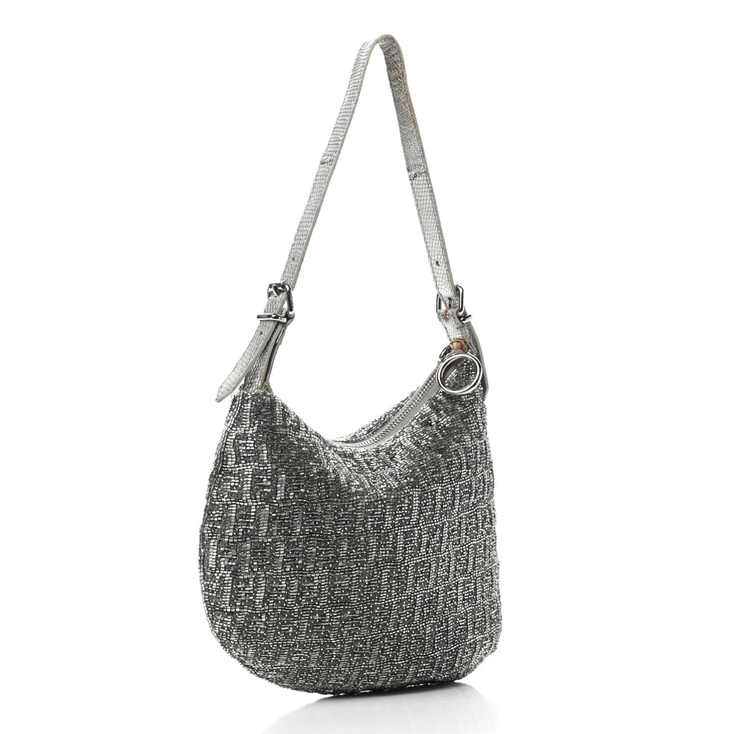 Beaded Small Oyster Silver