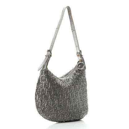 Fendi Beaded Small Oyster Silver 2 of 10