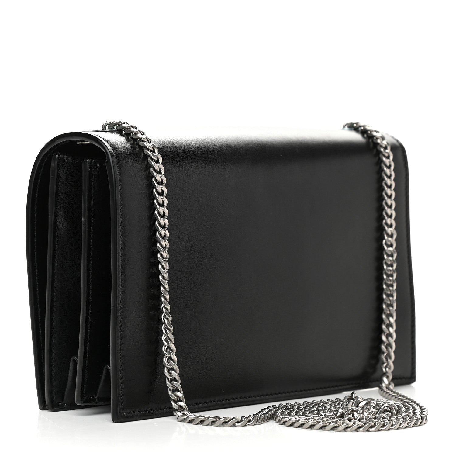 Saint Laurent Calfskin Metropolis Chain Shoulder Bag Black 4 of 9