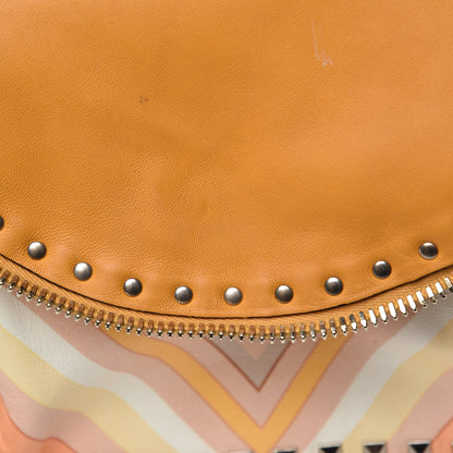 Valentino Garavani Vitello Native Couture 1975 Medium Rockstud Backpack Multicolor 7 of 9