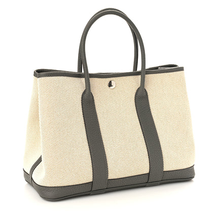 Hermes Toile Militaire Negonda Garden Party 30 TPM Beton Gris Meyer 3 of 8
