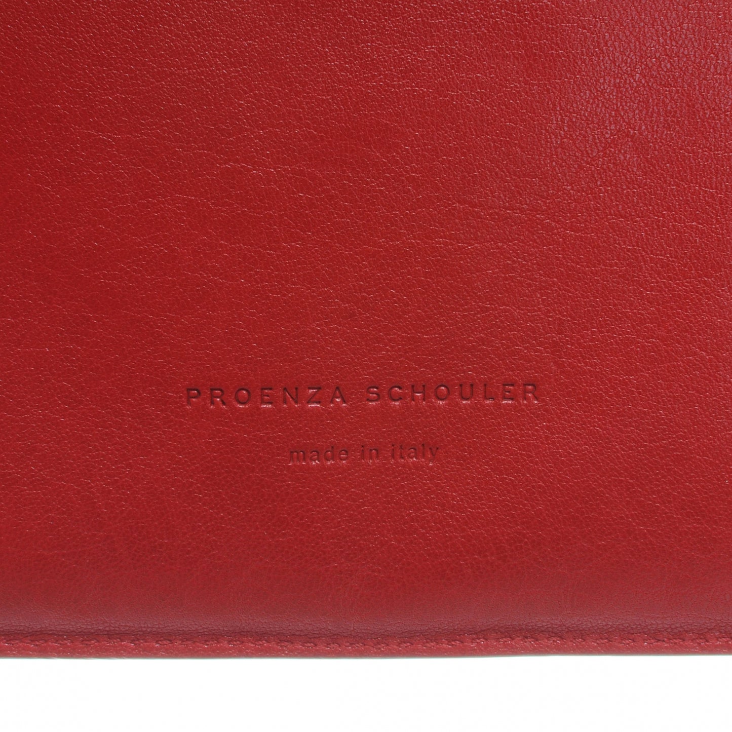 Leather PS1 iPad Case Red
