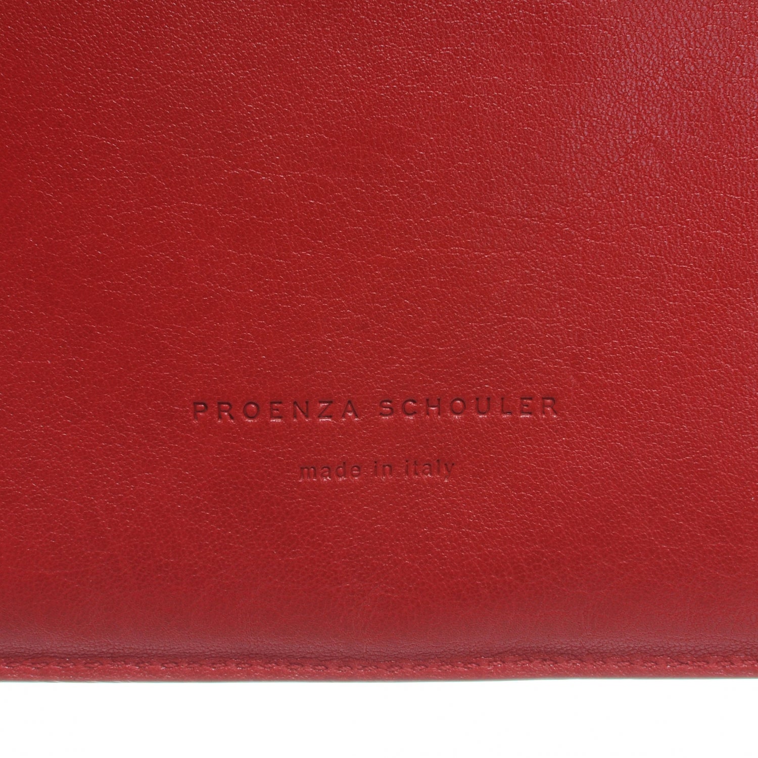 Proenza Schouler Leather PS1 iPad Case Red 4 of 6
