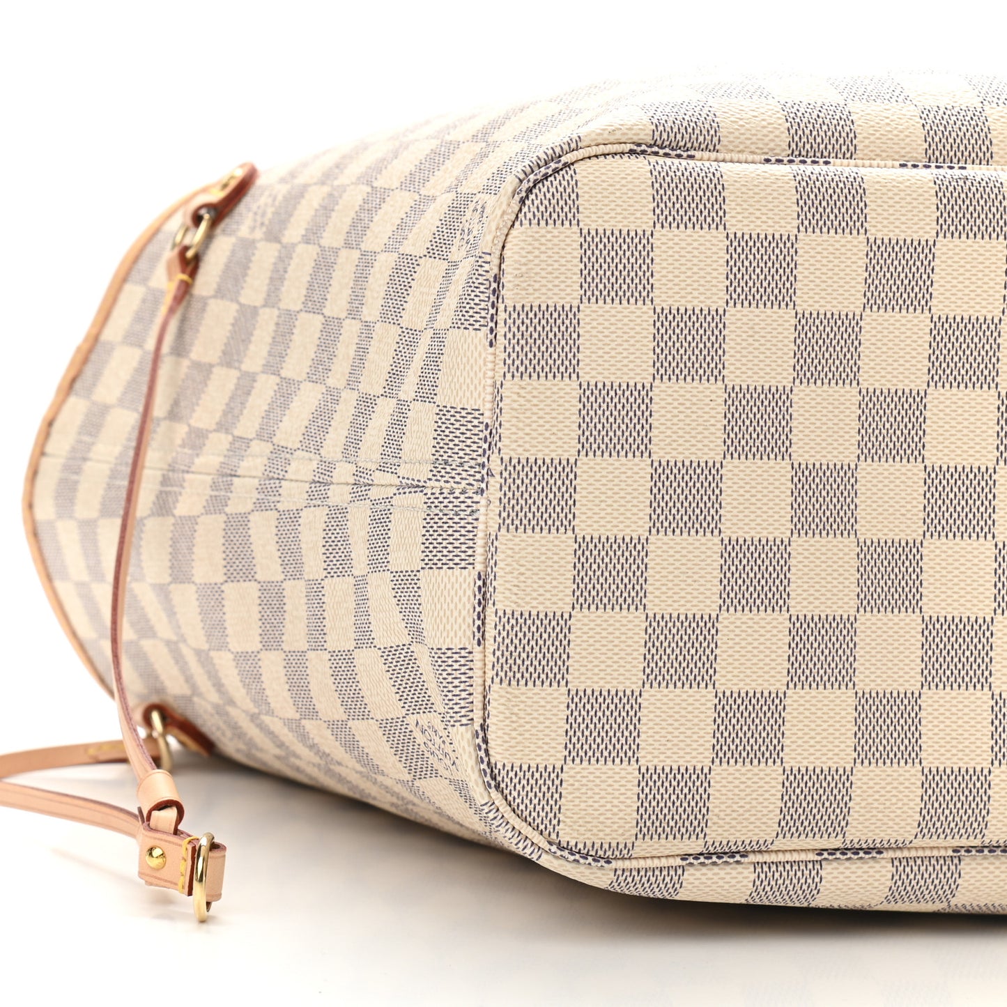 Damier Azur Neo Neverfull MM Rose Ballerine