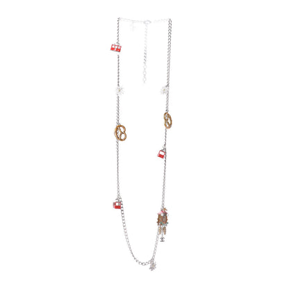 Chanel Paris Salzburg Charm Necklace Silver 3 of 11