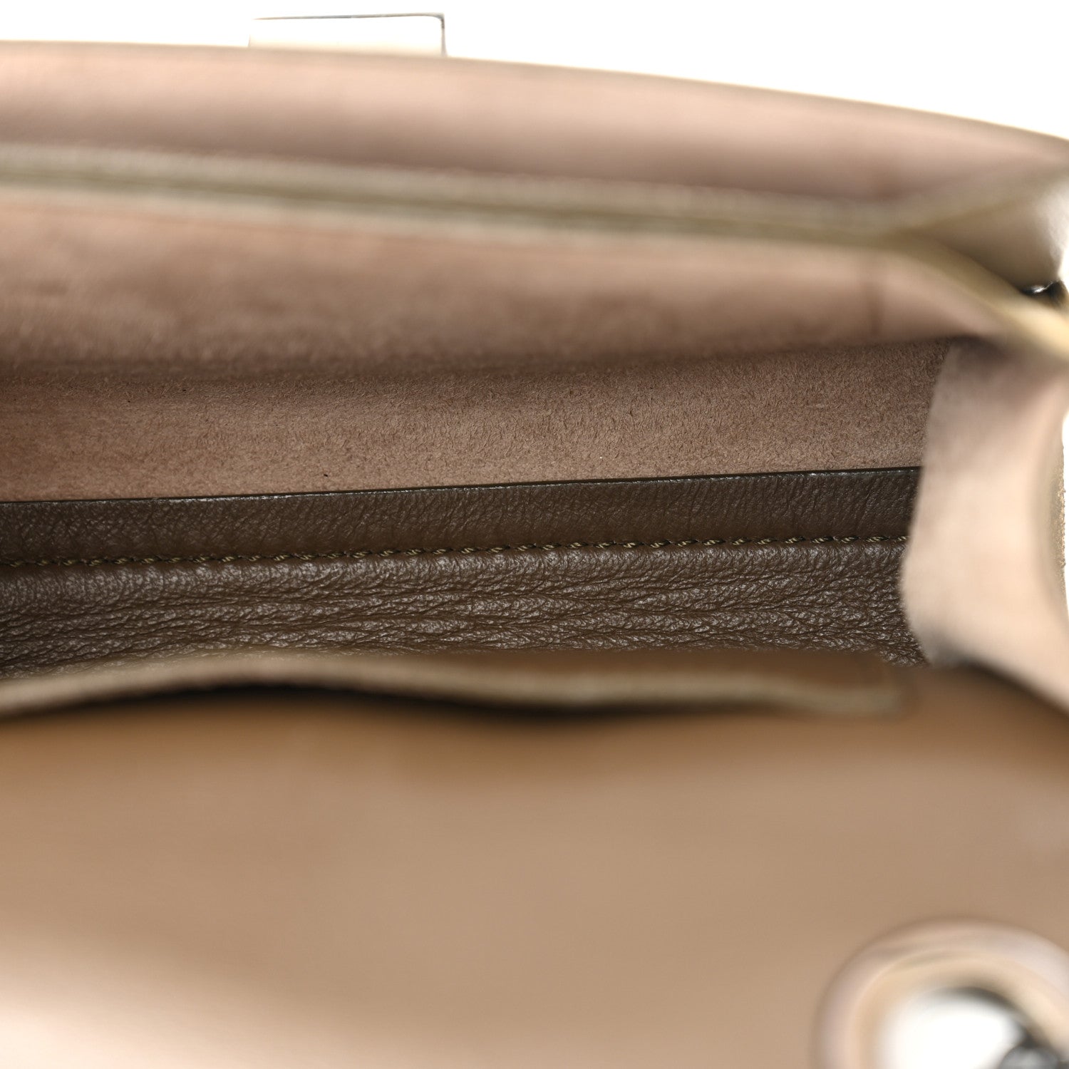 Jimmy Choo Suede Patent Mini Rebel Crossbody Brown 5 of 16