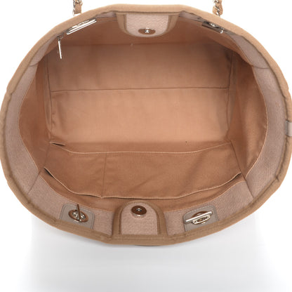 Chanel Canvas Small Deauville Tote Ecru 5 of 7