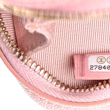Chanel Iridescent Caviar Quilted Classic Clutch With Chain Pink 7 of 10