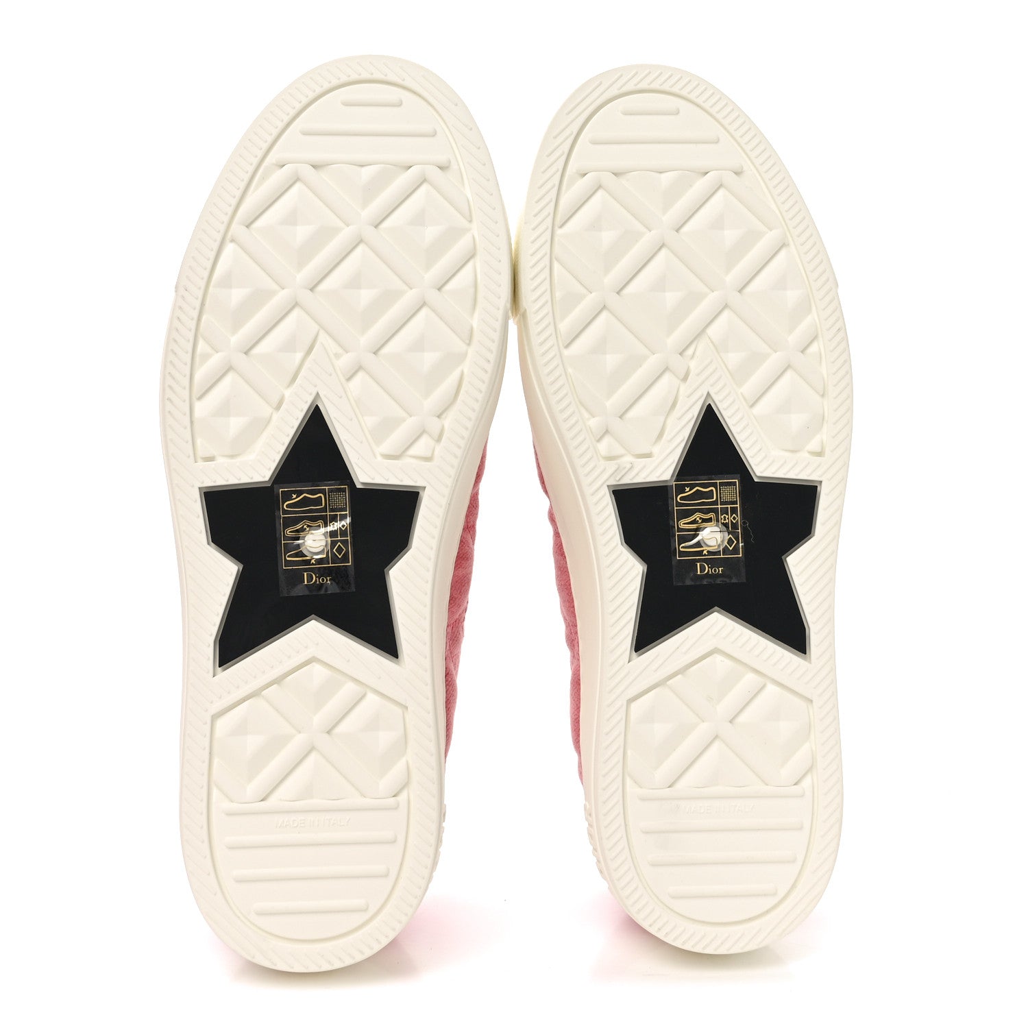 Christian Dior Denim Cannage Walk'N'Dior Low Top Sneakers 36.5 Pink 6 of 8