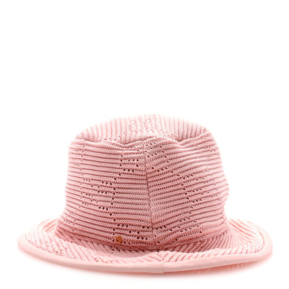 Gucci Cotton Crochet GG Monogram Bucket Hat M Pink 3 of 9