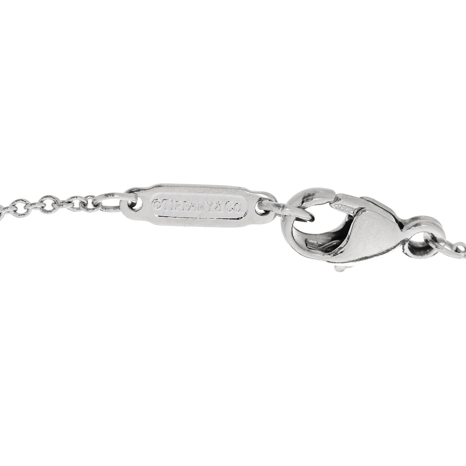 Tiffany Platinum Diamond Hearts Bracelet 4 of 4
