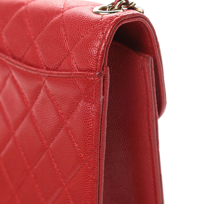 Chanel Caviar Quilted Classic Phone Holder Red 15 of 16