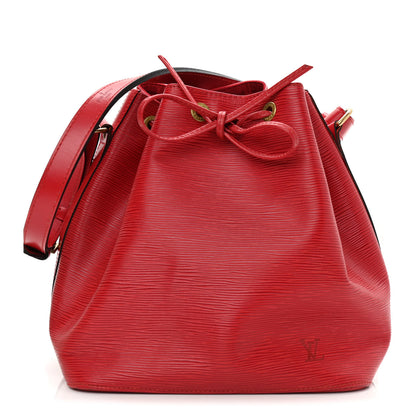 Louis Vuitton Epi Petit Noe Castillan Red 1 of 8