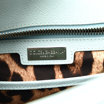 Dolce & Gabbana Dauphine Large Miss Sicily Satchel Light Blue 8 of 18
