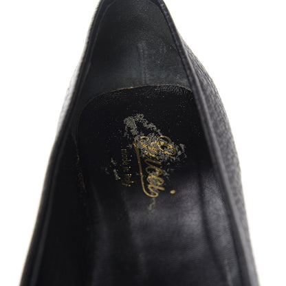 Gucci Calfskin Bamboo Flats 8 Black 8 of 11