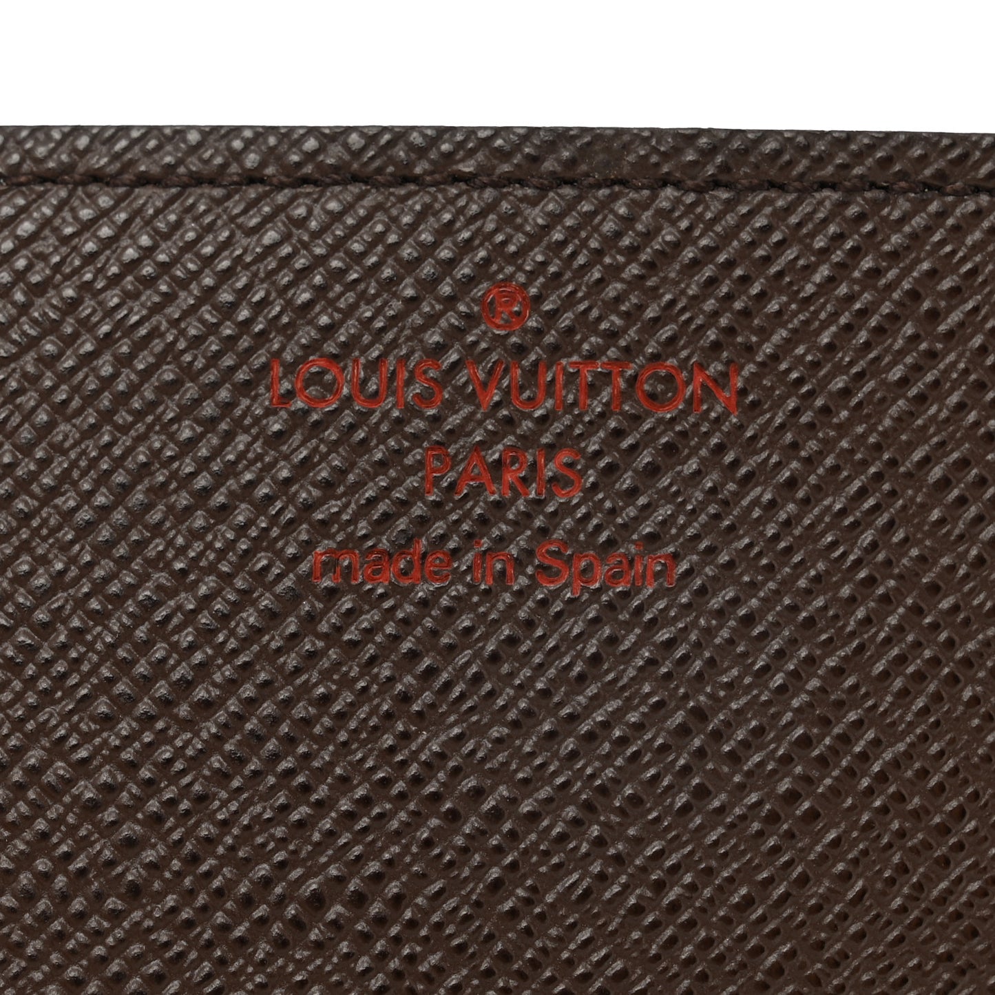 Damier Ebene Business Card Holder
