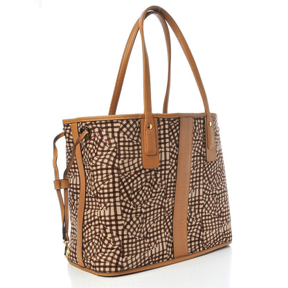 MCM Visetos Medium Liz Reversible Shopper Tote Cognac 7 of 15