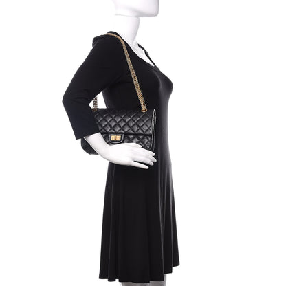 Chanel Aged Calfskin Quilted 2.55 Reissue 225 Flap Black 3 of 12
