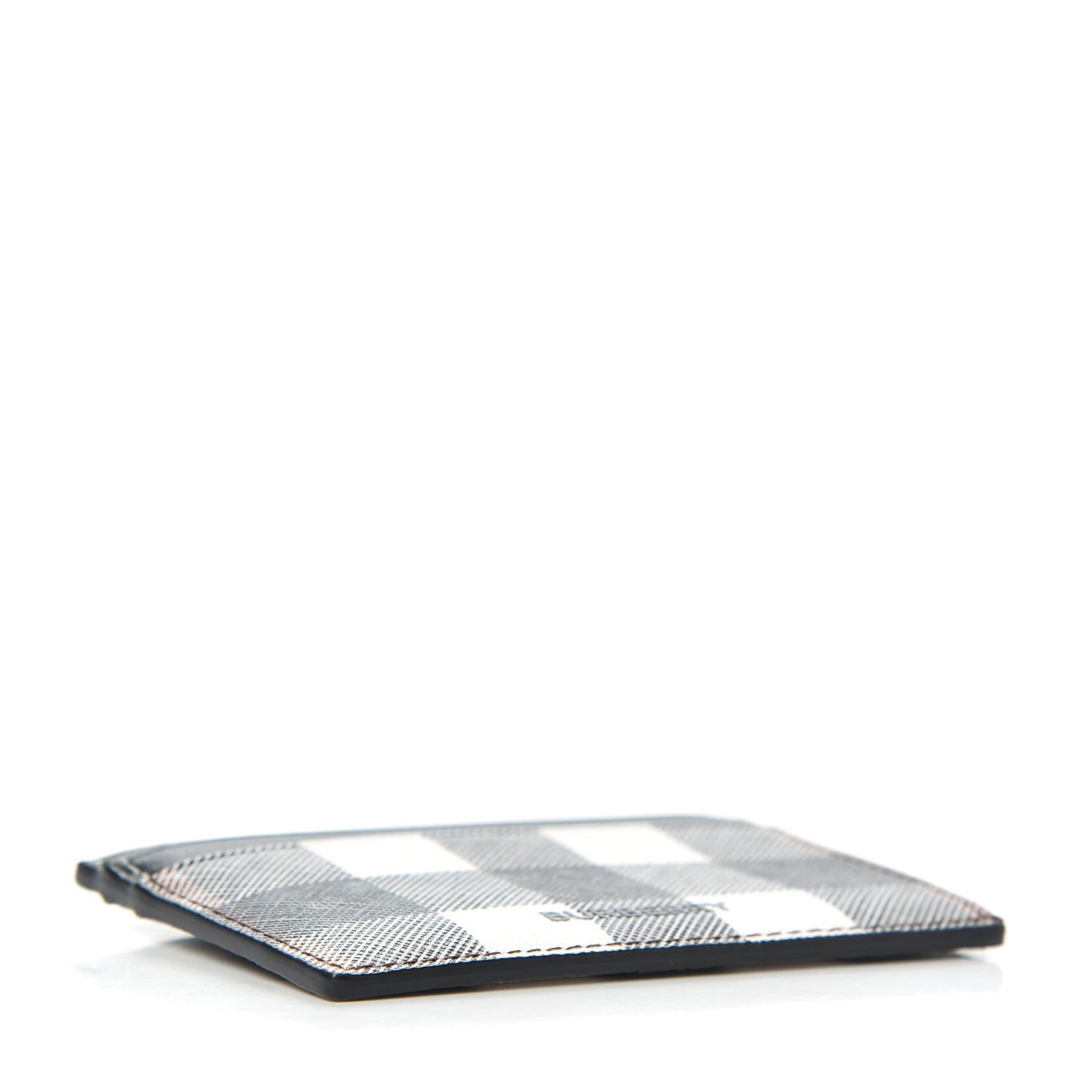 Burberry Calfskin E-canvas Check Card Case Dark Birch Brown 4 of 6