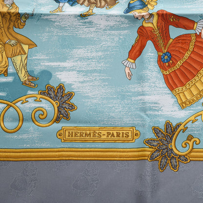 Hermes Silk Joies d'Hiver Scarf 90 4 of 6