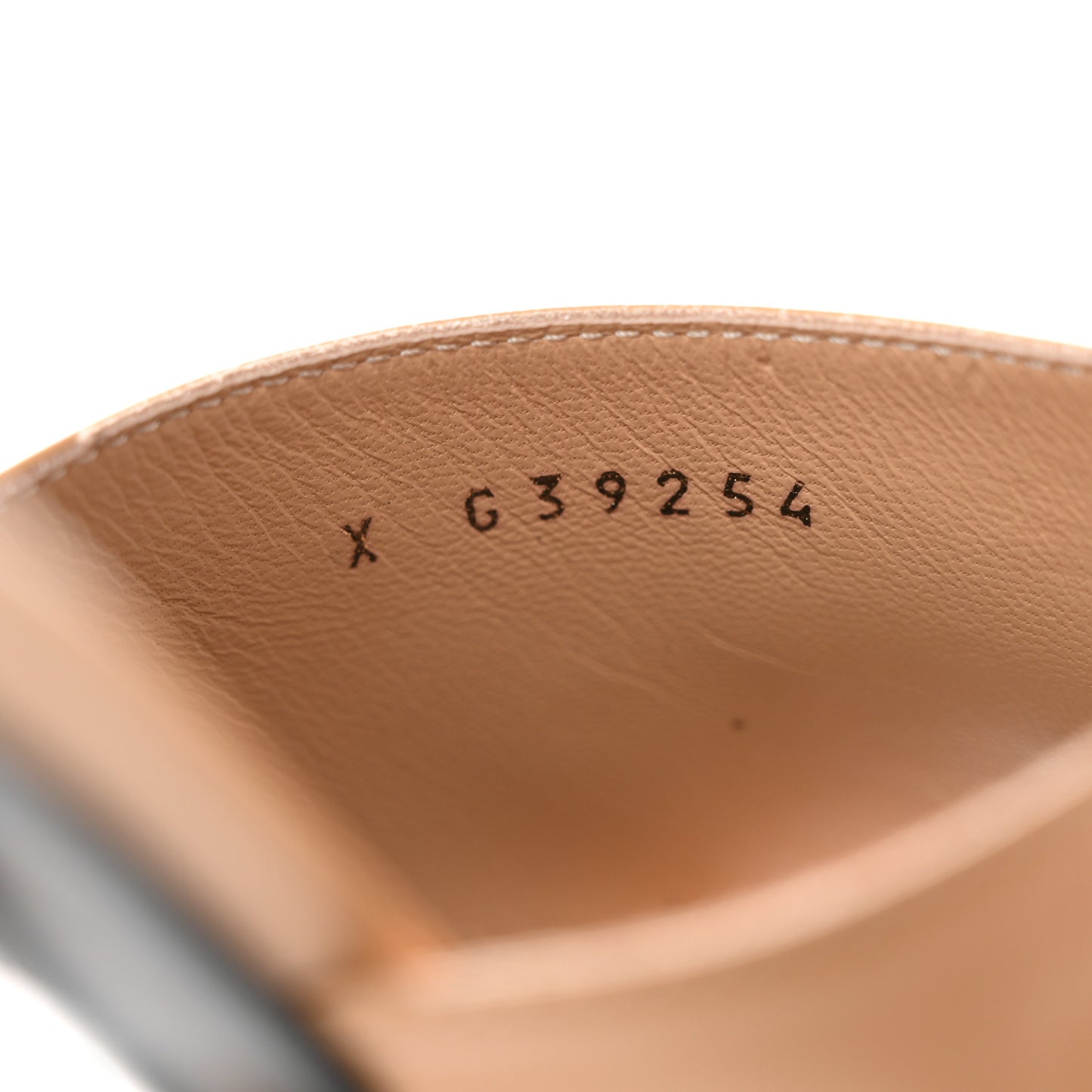 Shiny Goatskin Pearl Mule 39.5 Beige