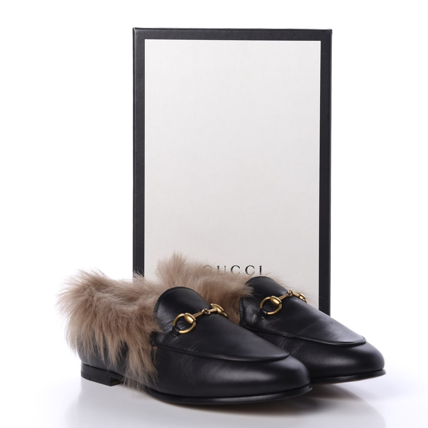 Malaga Kid Fur Womens Jordaan Loafers 36 Black Natural