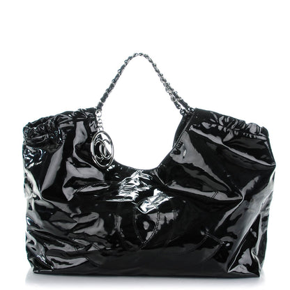 Chanel Vinyl XL Coco Cabas Black 1 of 7