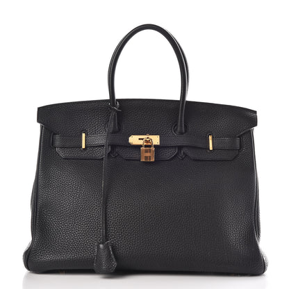 Hermes Togo Birkin 35 Black 1 of 9