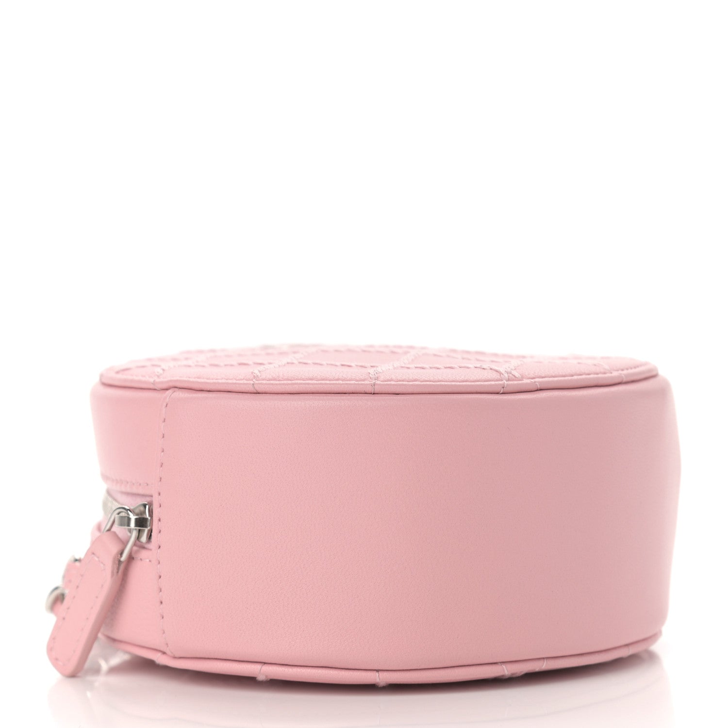 Chanel Lambskin Stitch Round Clutch With Chain Pink 4 of 10