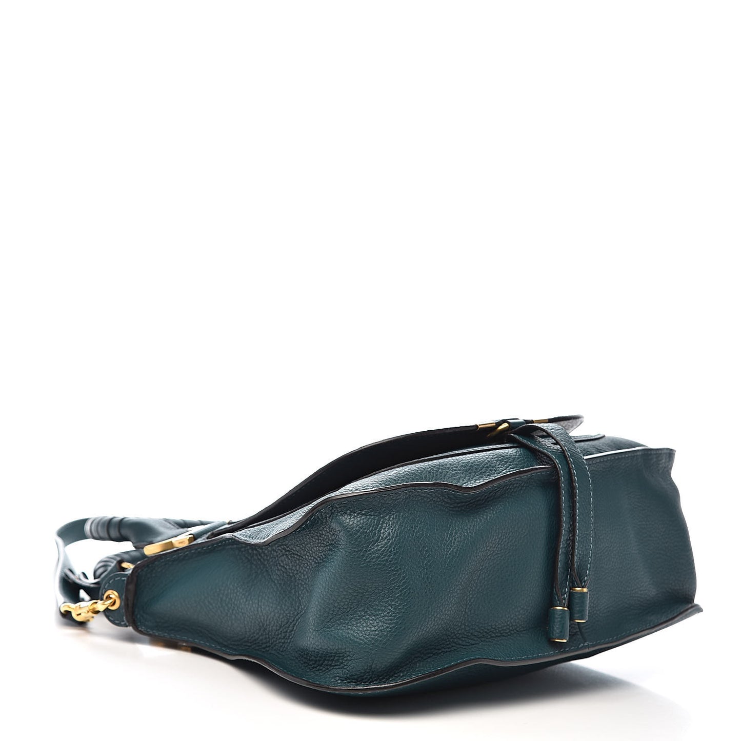 Calfskin Medium Marcie Satchel Navy Ink