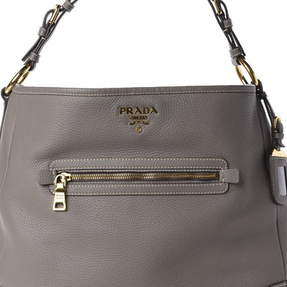 Prada Vitello Daino Hobo Argilla 10 of 10