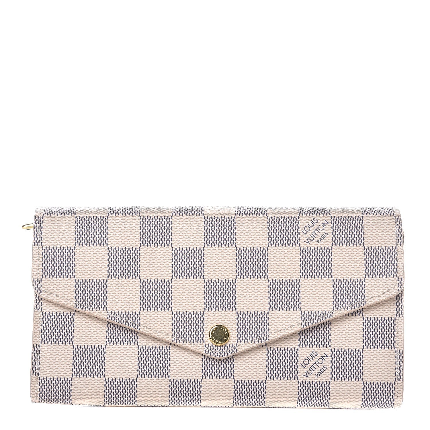 Louis Vuitton Damier Azur Sarah Wallet NM 1 of 8