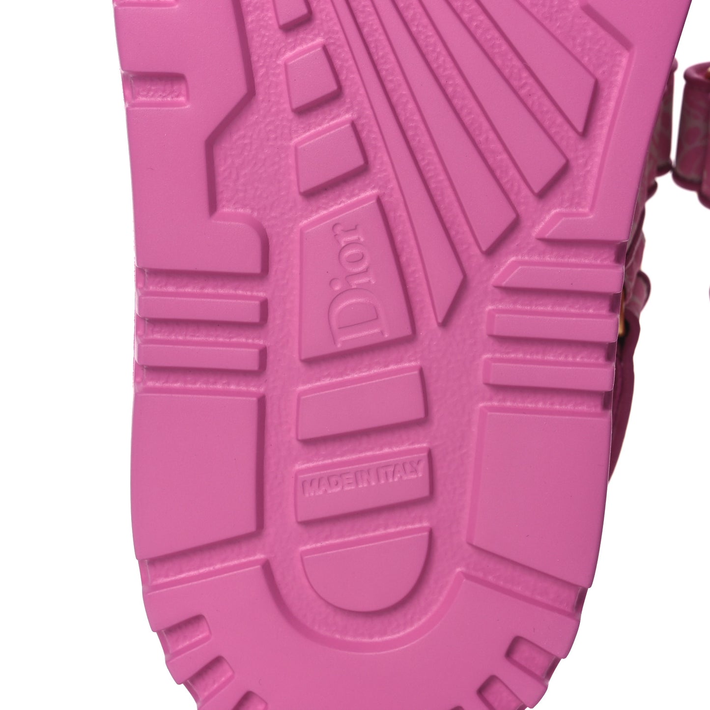 Technical Fabric All Over Butterflies Dioract 10mm Sandals 38 Peacock Pink