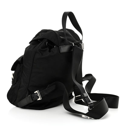 Prada Tessuto Nylon Saffiano Small Backpack Black 3 of 10
