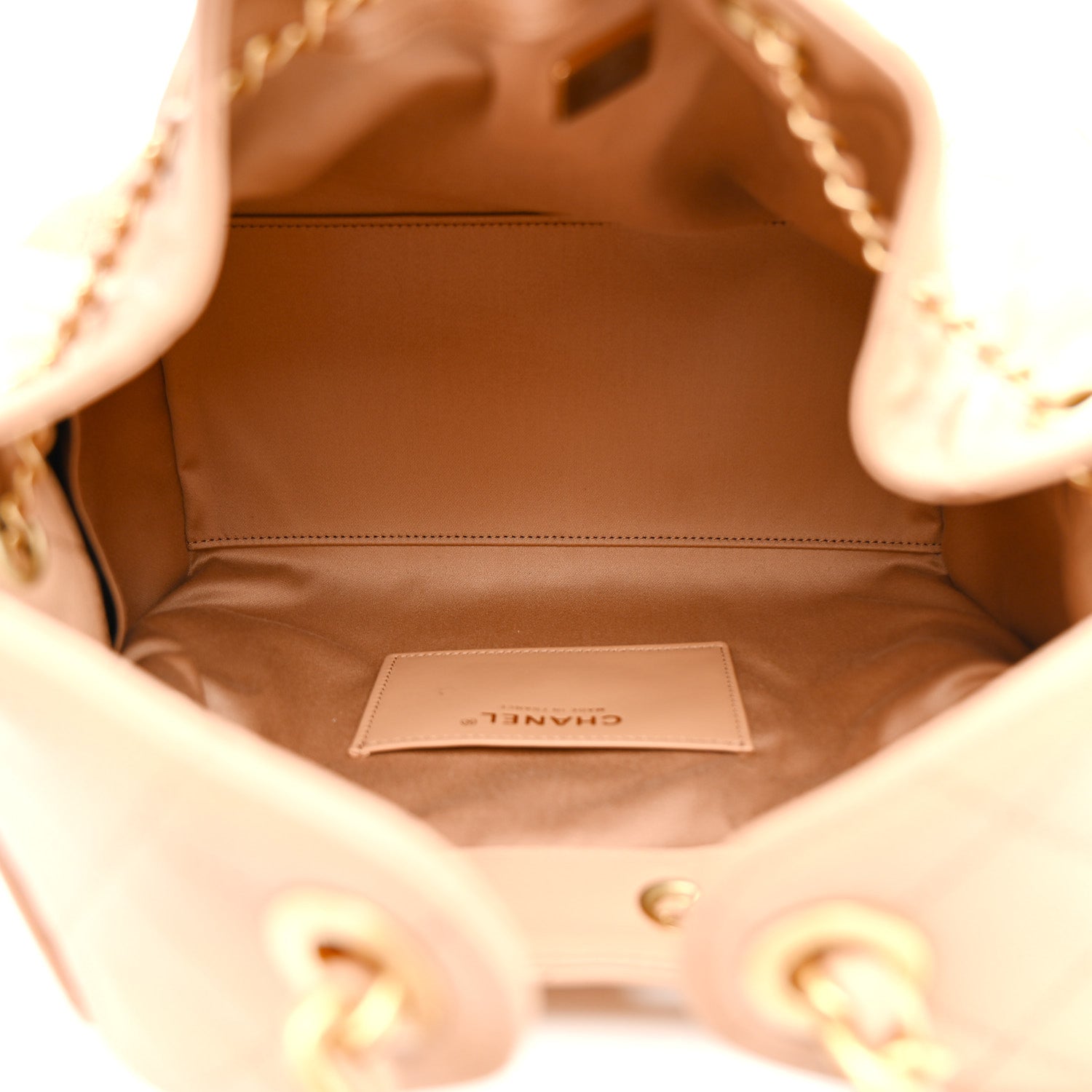 Chanel Caviar Quilted Small Chanel 25 Handbag Dark Beige 5 of 10