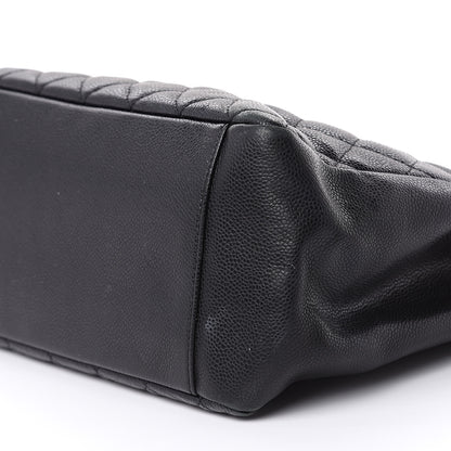 Chanel Caviar Quilted Grand Shopping Tote GST Black 10 of 17