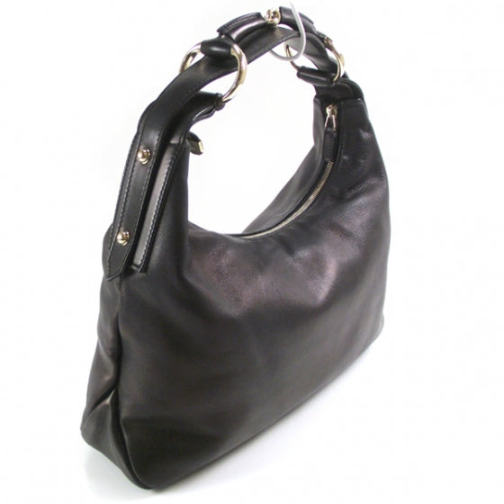 Gucci Leather Medium Horsebit Chain Hobo 3 of 11