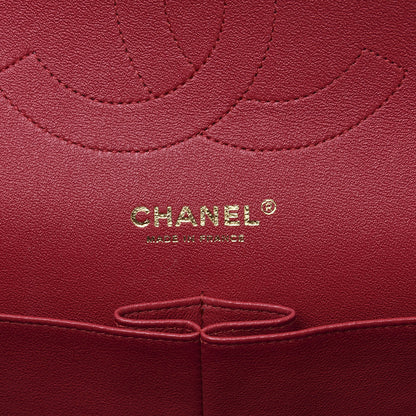 Chanel Lambskin Quilted Jumbo Double Flap Red 5 of 11