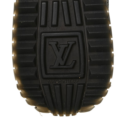 Louis Vuitton Suede Monogram Run Away Sneakers 37.5 Black 7 of 7