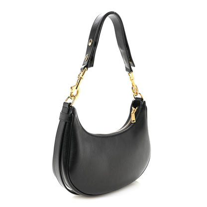 Celine Smooth Calfskin Medium Strap Ava Shoulder Bag Black 3 of 10