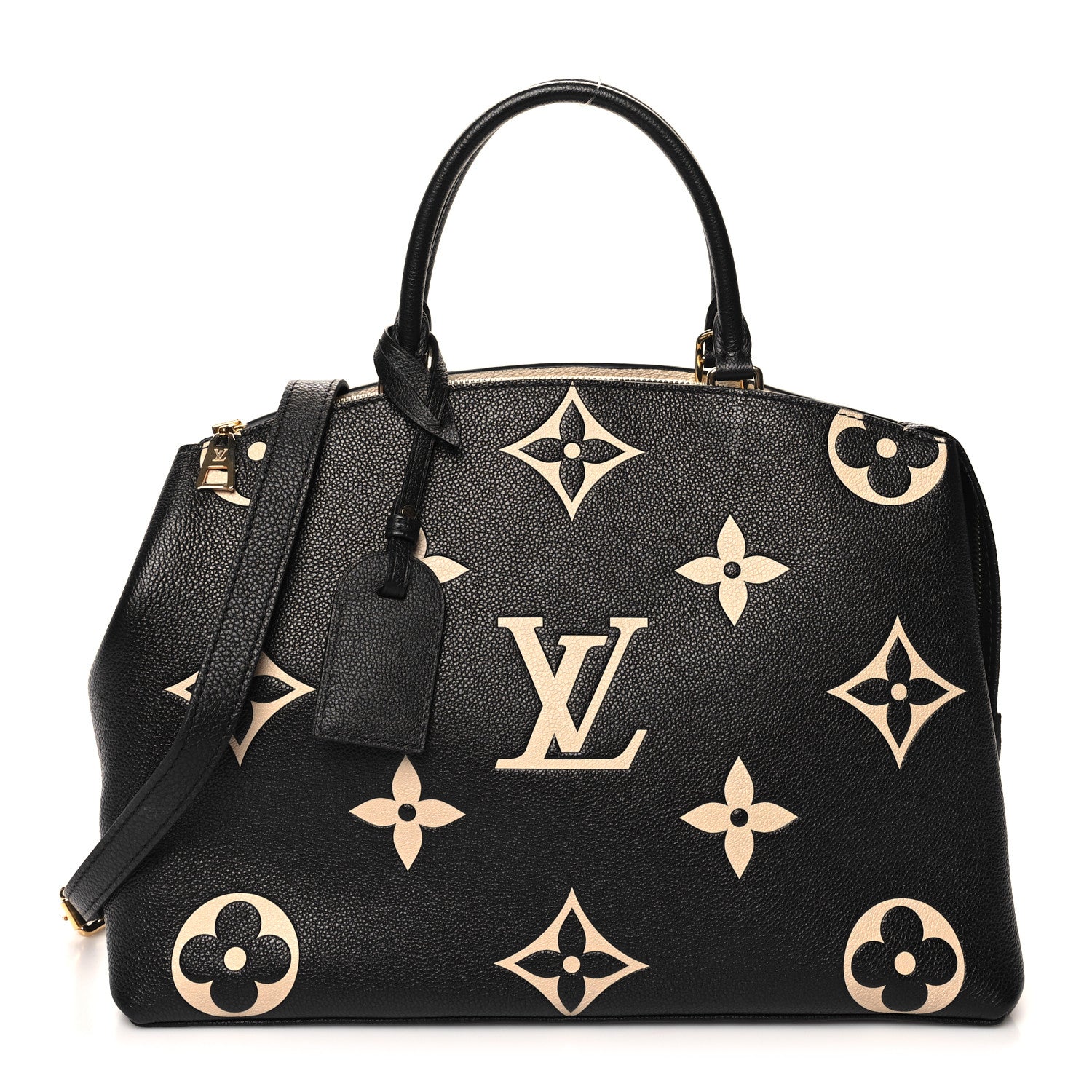 Louis Vuitton Empreinte Monogram Giant Grand Palais Black Beige 1 of 11