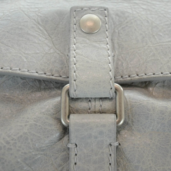 Balenciaga Agneau Squash Small Duffel Bag Gris Ciment 9 of 10