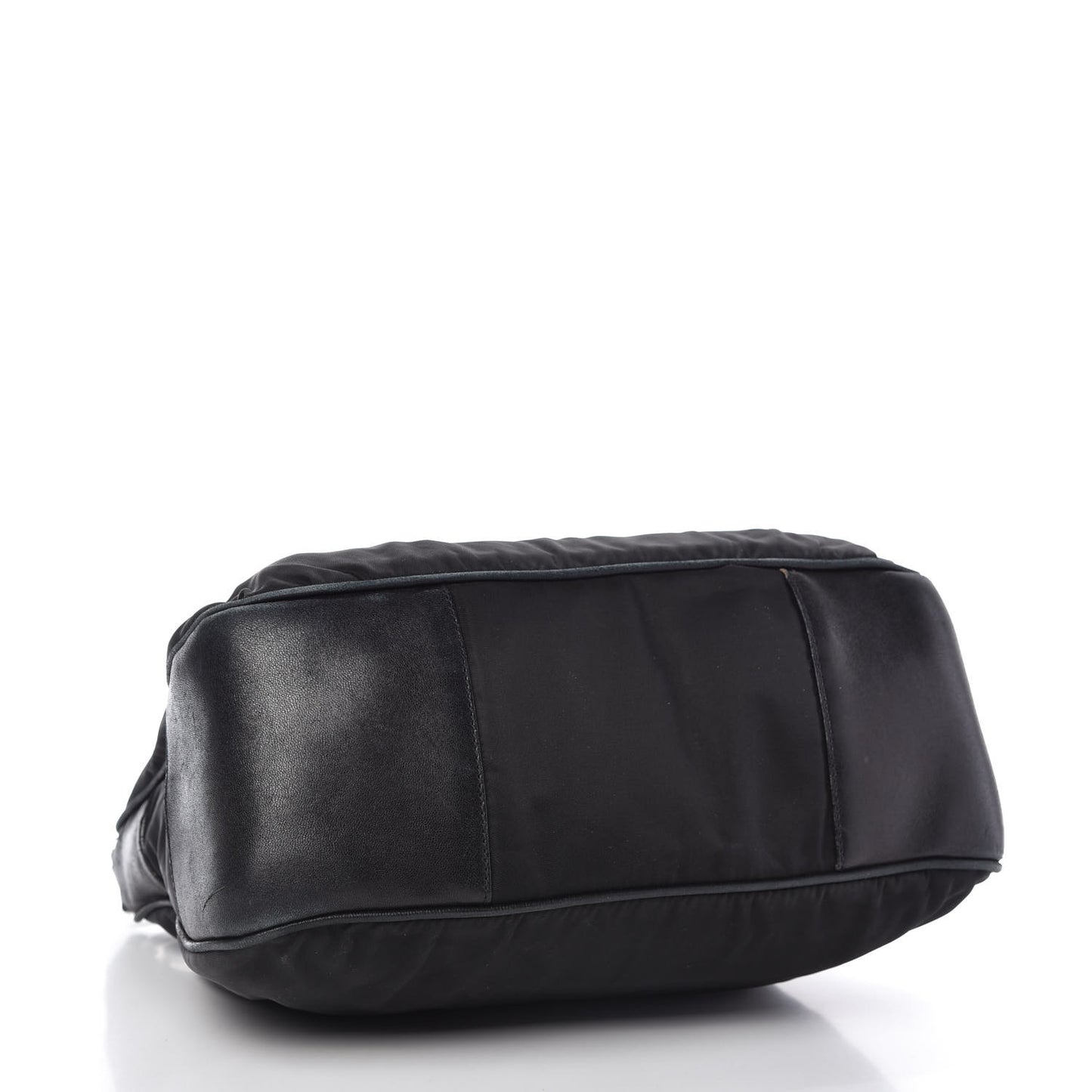 Tessuto Nylon Vitello Shoulder Bag Black