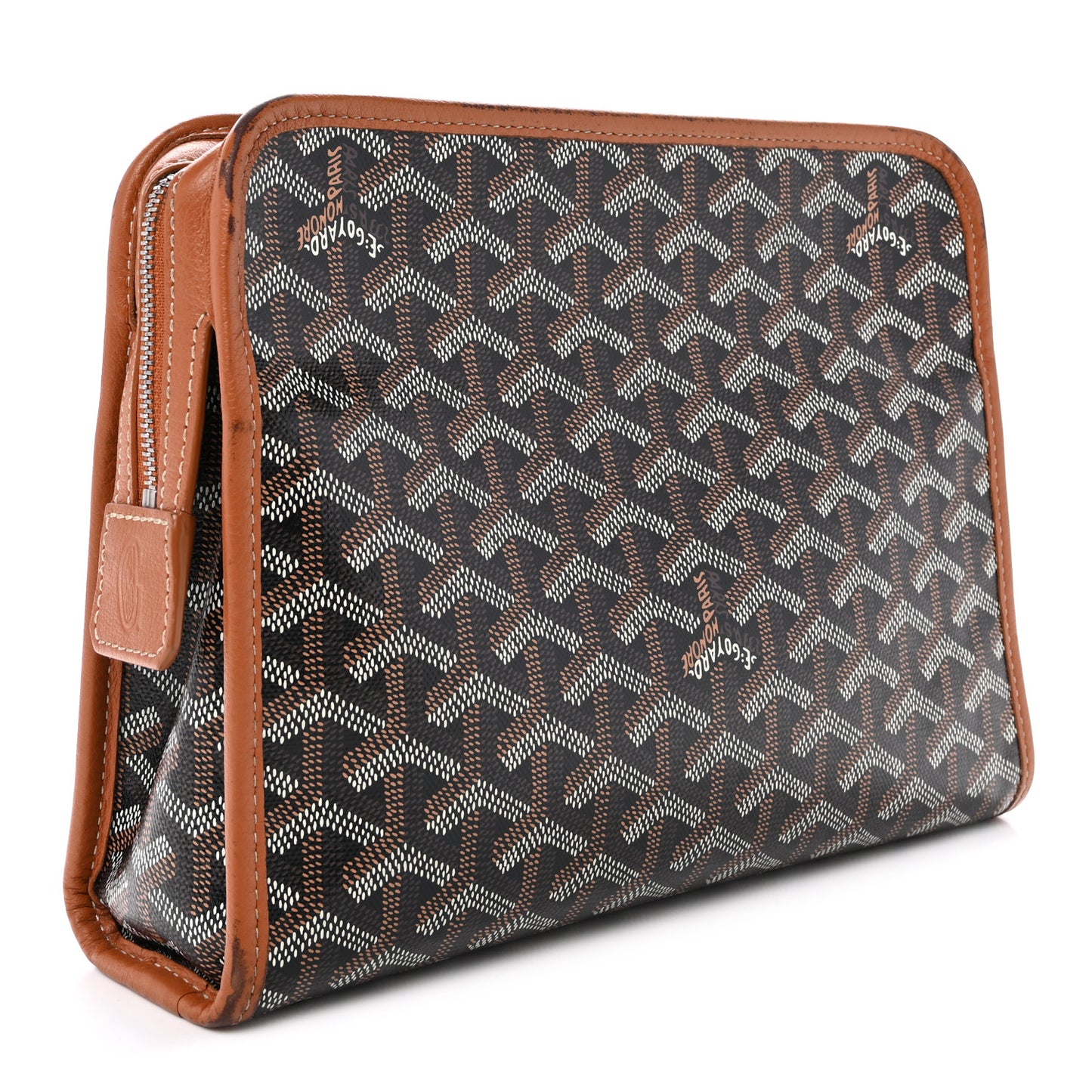 Goyardine Jouvence MM Toiletry Pouch Black Gold